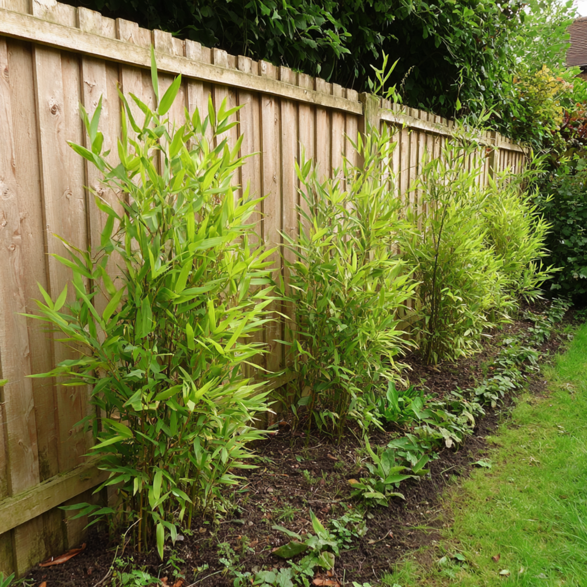 Oasis of Life - Wholesale Live Plant - Bamboo – 6 plants – Fargesia nitida 'Gansu' – Hardy, non-invasive bamboo for hedges & privacy screens – Evergreen & easy to care for – Height 50–70cm – Ø17cm5