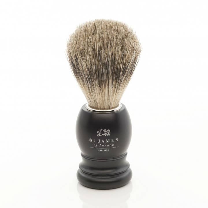 St James Super Blaireau frêne (noir mat) pour la vente par St James of London