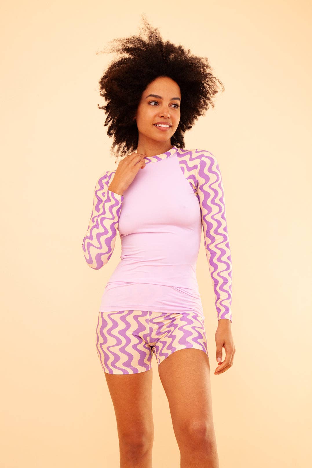 Adalù srl - Wholesale Rashguard - Women’s - Frida Rashguard – Lycra Surf Shirt8