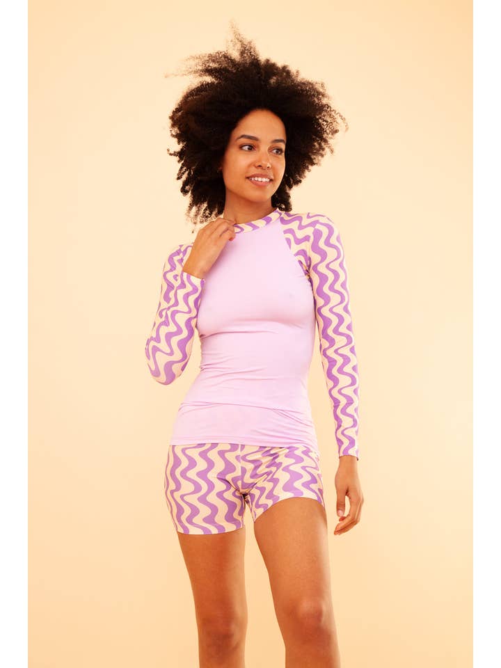 Adalù srl - Wholesale Rashguard - Women’s - Frida Rashguard – Lycra Surf Shirt8