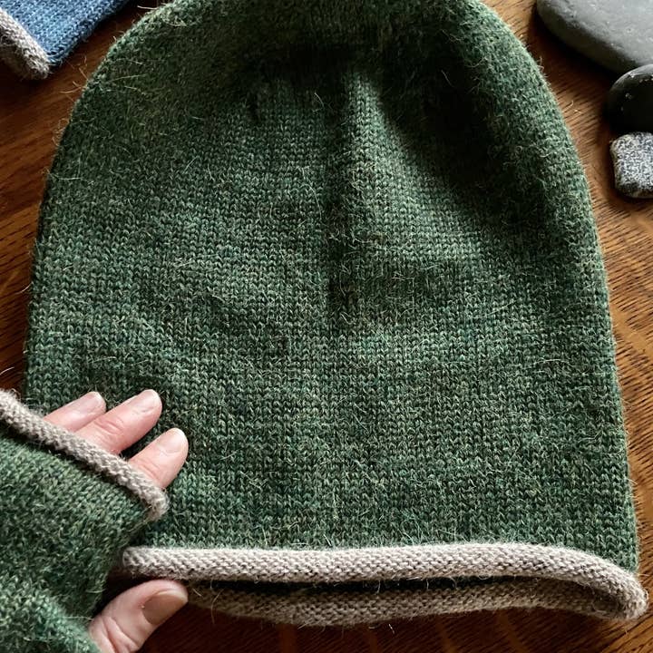 Samantha Holmes Alpaca Clothing and Gifts - Vendita all'ingrosso Berretto - Unisex - Berretto in maglia jersey 100% alpaca12