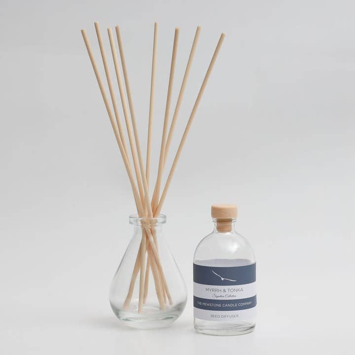 Myrrh & Tonka Reed Diffuser for wholesale by The Mewstone Candle Company