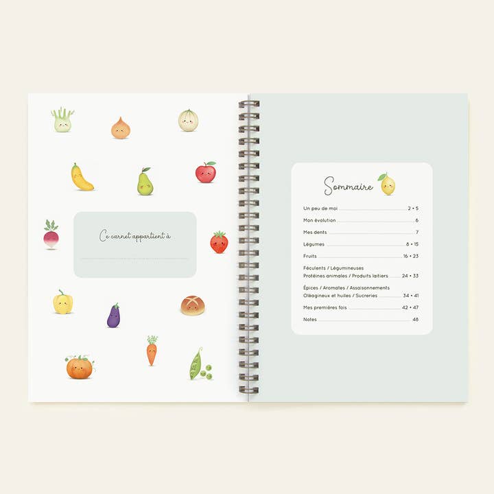 Zü - Vendita all'ingrosso Libro - Bambini - Diario di diversificazione alimentare, monitoraggio del bambino
