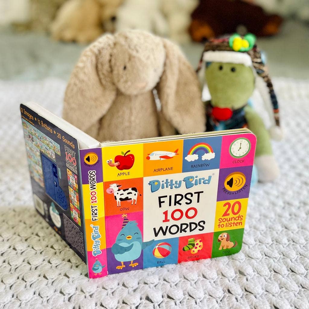 Ditty Bird Europe - Wholesale Baby & Toddler Book (0-2) - Ditty Bird Baby Educational book Best toy: First 100 Words6