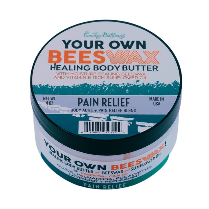 Your Own Beeswax Body Butter - Pain Relief for wholesale by Country Bathhouse
