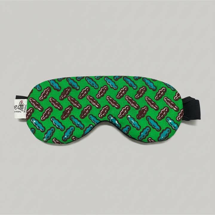 KENDI AMANI - Wholesale Sleep/Eye Mask - Padded Ankara Eye Mask – Soft, Comfortable & Light-Blocking Sleep Mask1
