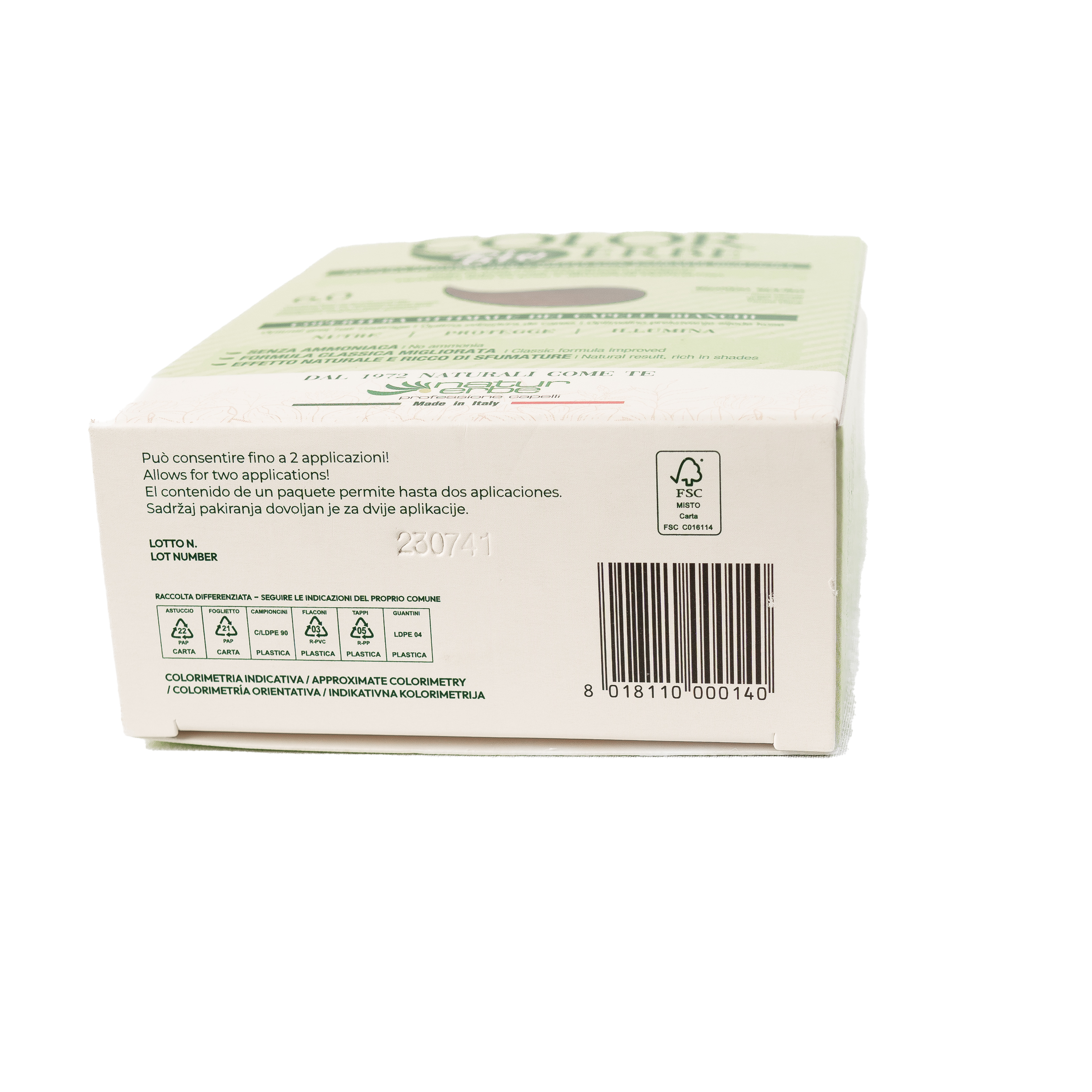 COLOR ERBE - Wholesale Hair Dye - Color Erbe Estr. Dye Bio Dark Blonde (6.0) - Made in Italy8