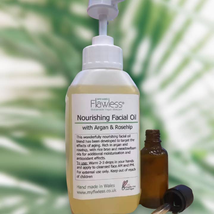 1 litre Refill—Nourishing Facial Oil with Argan and Rosehip for wholesale by Flawless