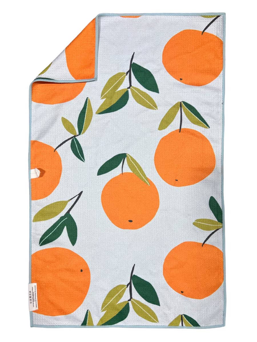 Blue Orange Minori: Double-Sided Hand Towel for wholesale on Faire1