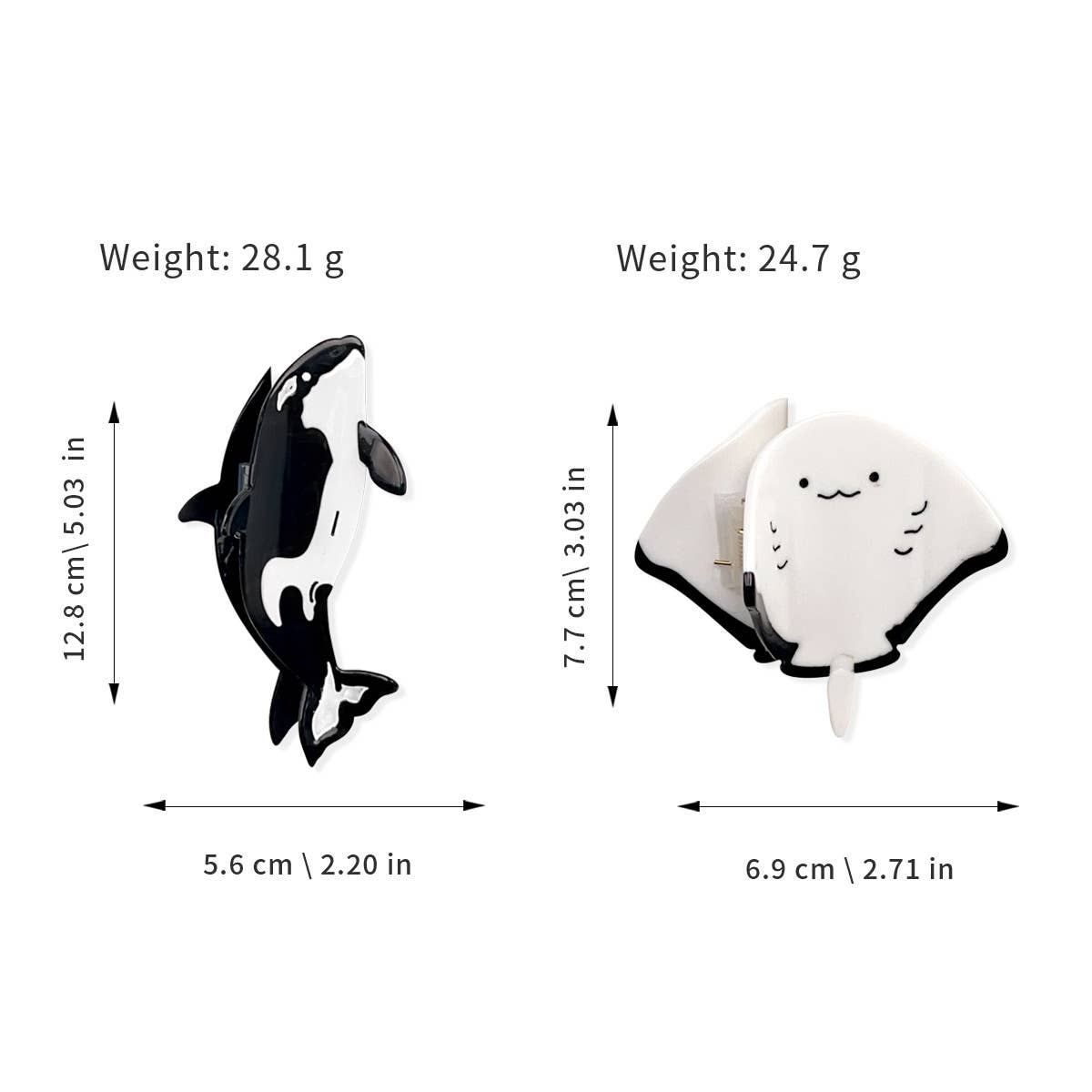 SOMETHING MINTY - Wholesale Hair Clip - Women's - Orca Hair Claw Clip1