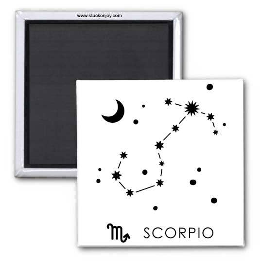 Stuck On Joy - Wholesale Magnet - SCORPIO HOROSCOPE 2x2 MAGNET0