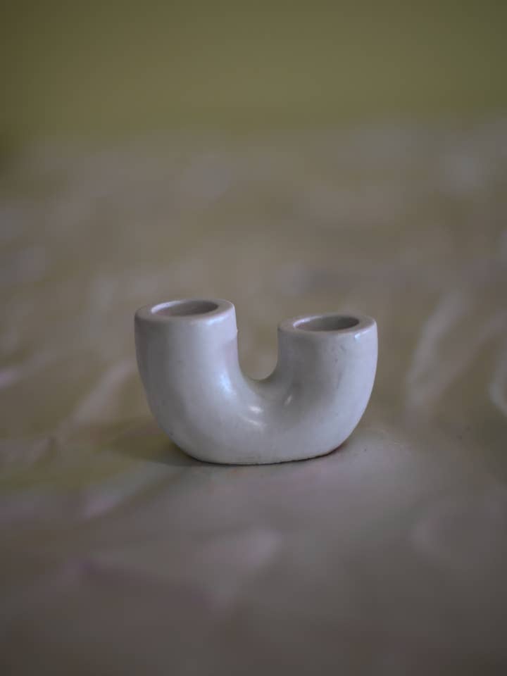 Portacandele Noodle | Home Decor Collezione Concrete per la vendita all'ingrosso da parte di Decor Ate Me Studios - Home & Candles