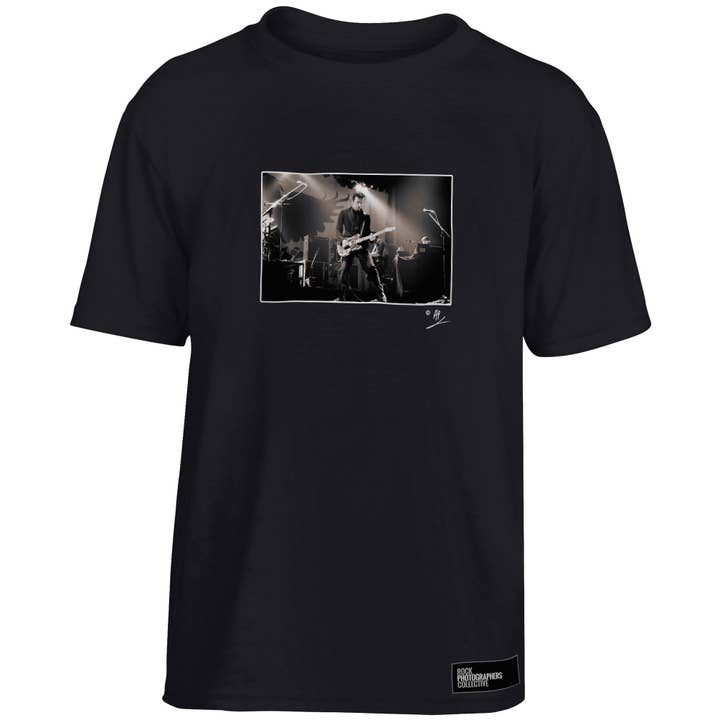 The Stranglers Hugh Cornwell live 1980 Kids' T-Shirt for wholesale by Rock Photographers Collective