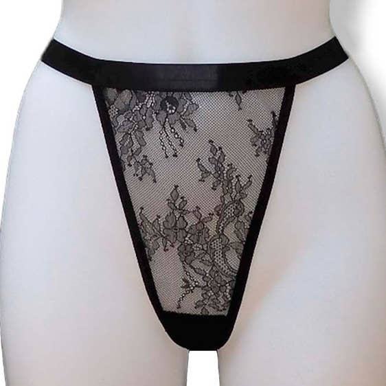 Lian Lace stringtrosa med hög midja för wholesale av fishbelly