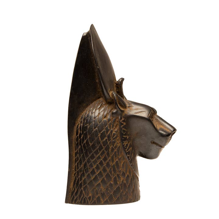 Discoveries, Inc. - Wholesale Decorative Figurine - Sekhmet Bust Black - 4.5" - Egyptian Goddess5