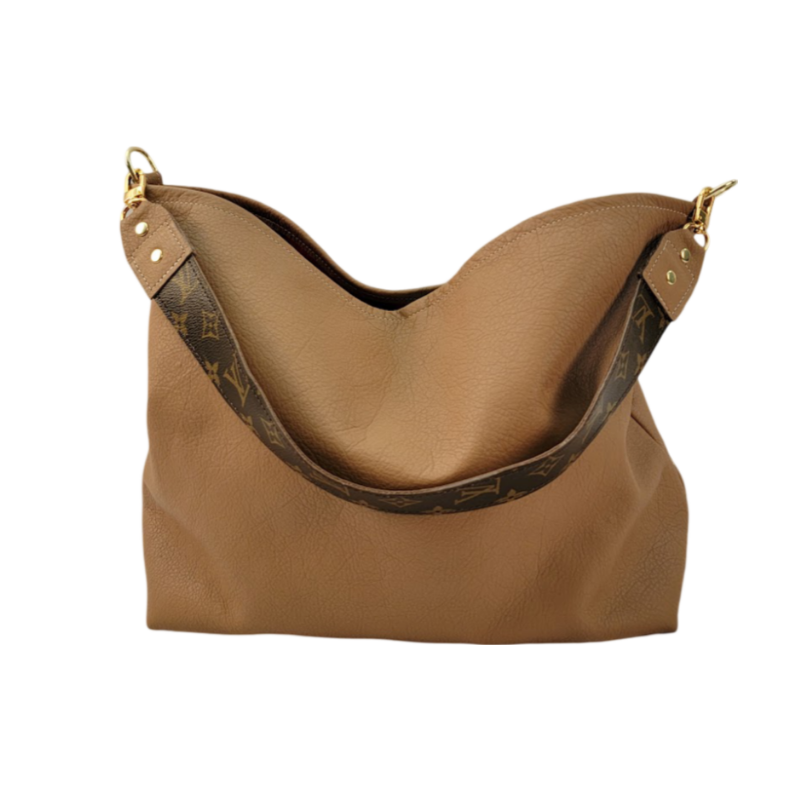 Beaudin – wholesale Shoulder bag – women's – Sheila Shoulder Bag In Mocha Mousse Leather | Upcycled LV1