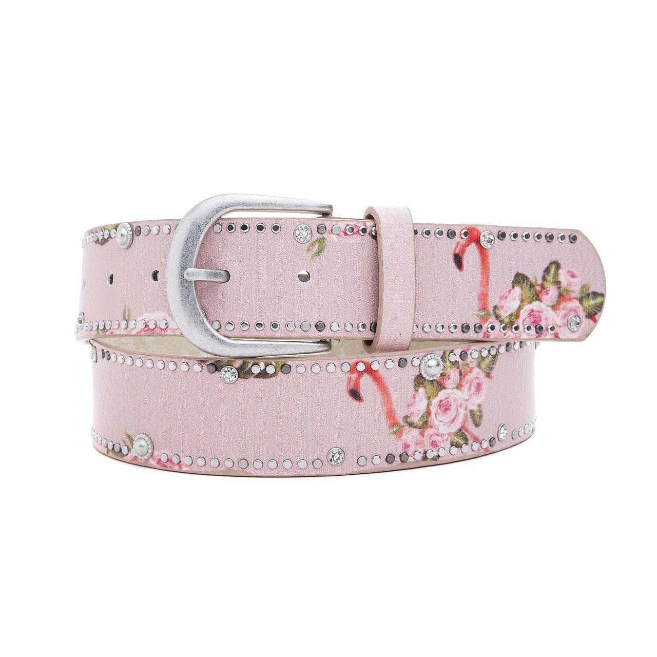 Fox by Ren GmbH - Vendita all'ingrosso Cintura - Donna - Cintura Flamingo Diamonds con borchie1