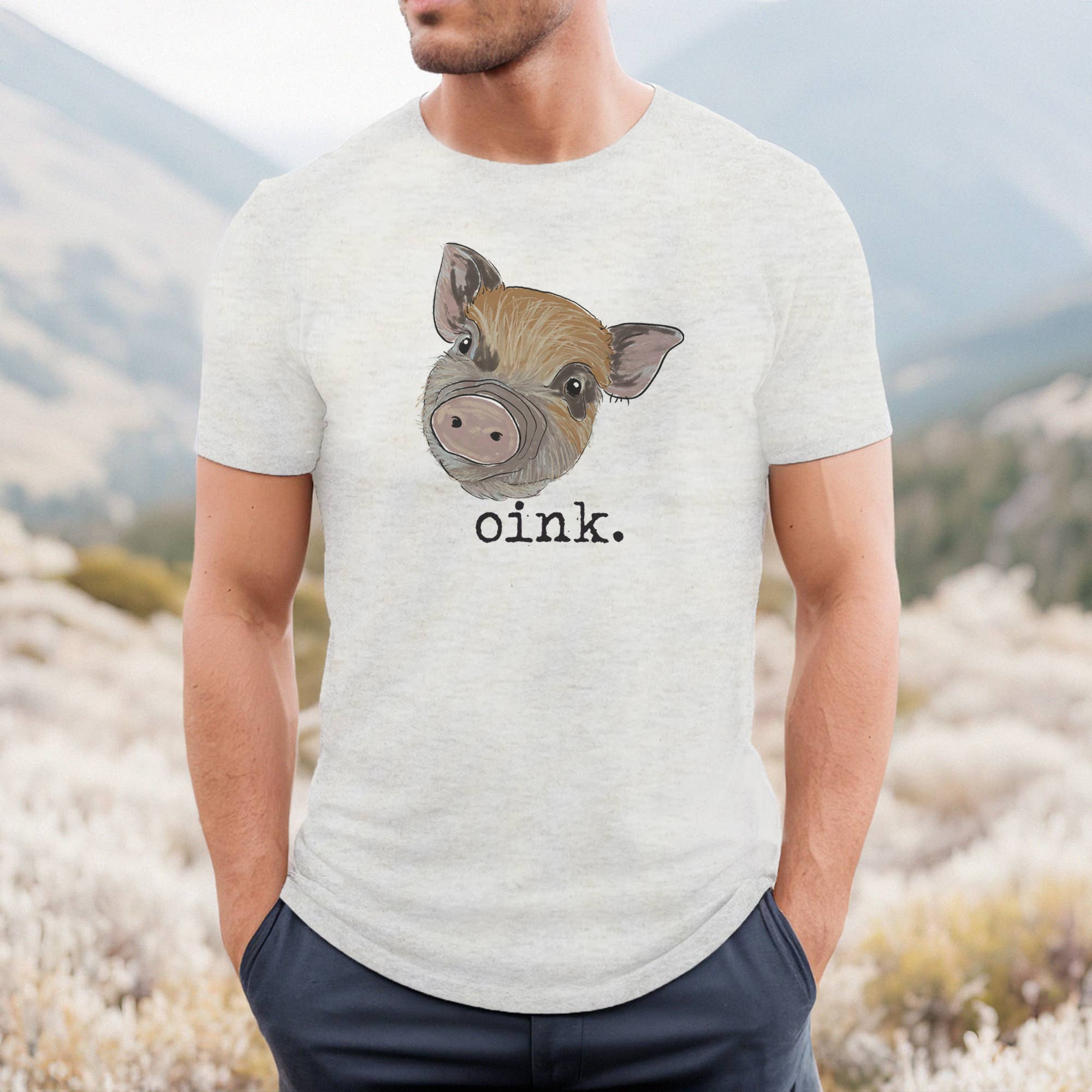 Barefoot Baby - Wholesale Mommy & Me Sets - Oink Pig Country Western Farm Tee Mommy and Me Clothing  1