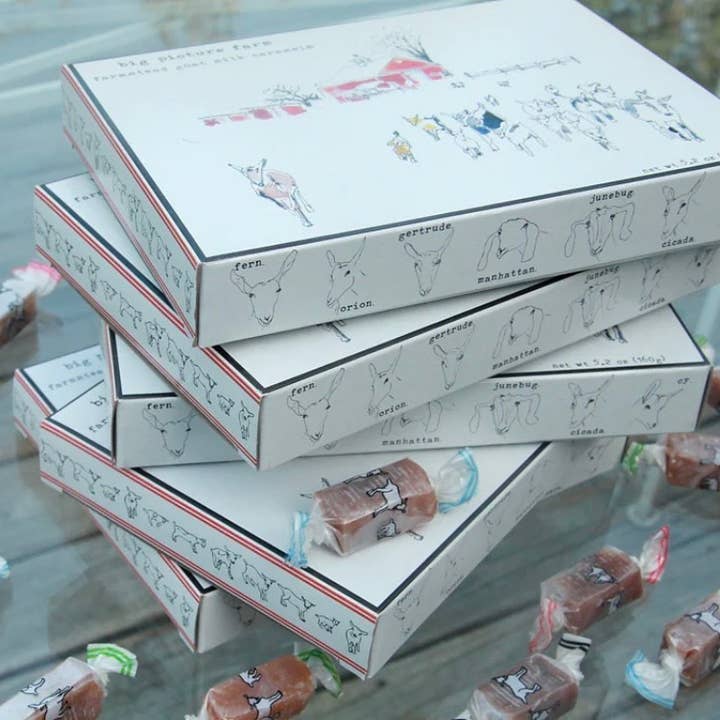 Big Picture Farm - Wholesale Caramel - Storyboard Goat Milk Caramel Gift Box