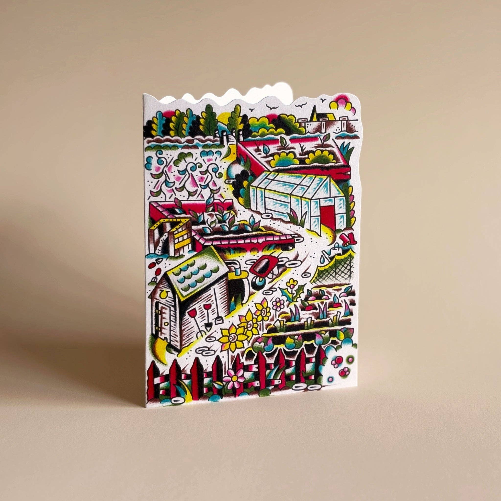 Olive Press Publishing – wholesale Everyday greeting card – Growing Up die-cut card by BlackDog