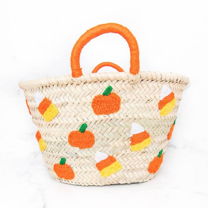 Tote de Halloween de Milho Doce e Abóbora por atacado de Golden Thread