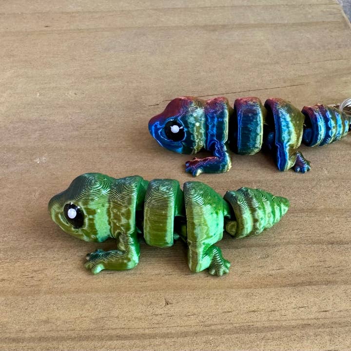 LNZ Custom Design - Wholesale Keychain - Kids - Gecko Keychain & Toy