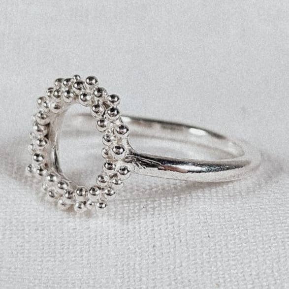Juniper circle ring for wholesale by Hannah Brown Jewellery