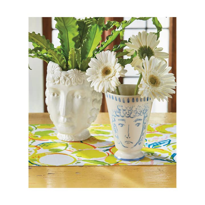 tag - Wholesale Vase - Narcissus Painted Vase - White, Multi