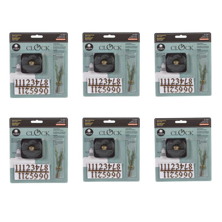 Foggy Bottom Woodworks LLC - Wholesale DIY Craft Kit - Clock Kit, 1/4" 3-PART for Repairs Or Build your Own2