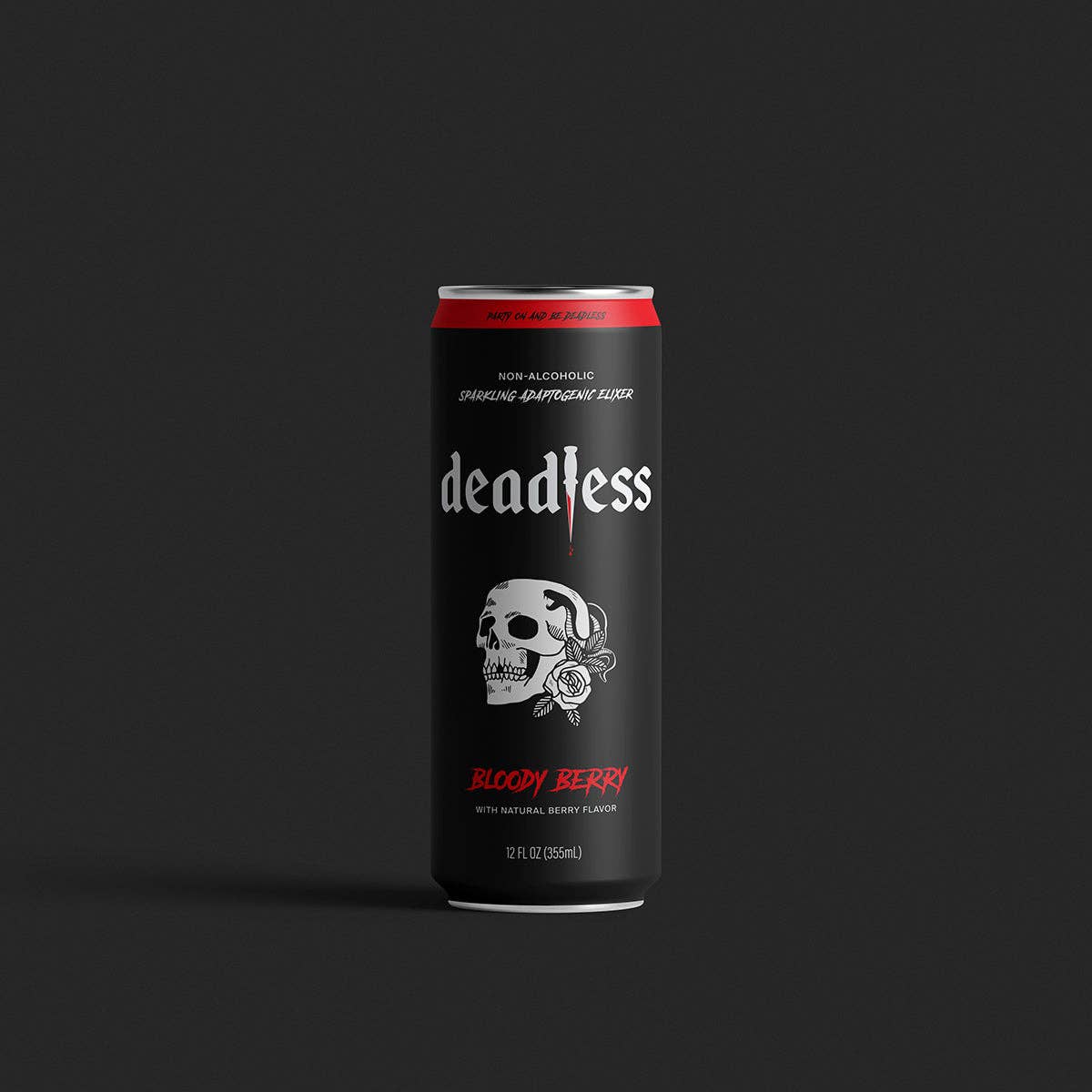 Deadless - Adaptogenic Elixir - Wholesale Non-Alcoholic Aperitif/Mocktail - Bloody Berry Sparkling Adaptogen + Nootropic Elixir 4-pack7