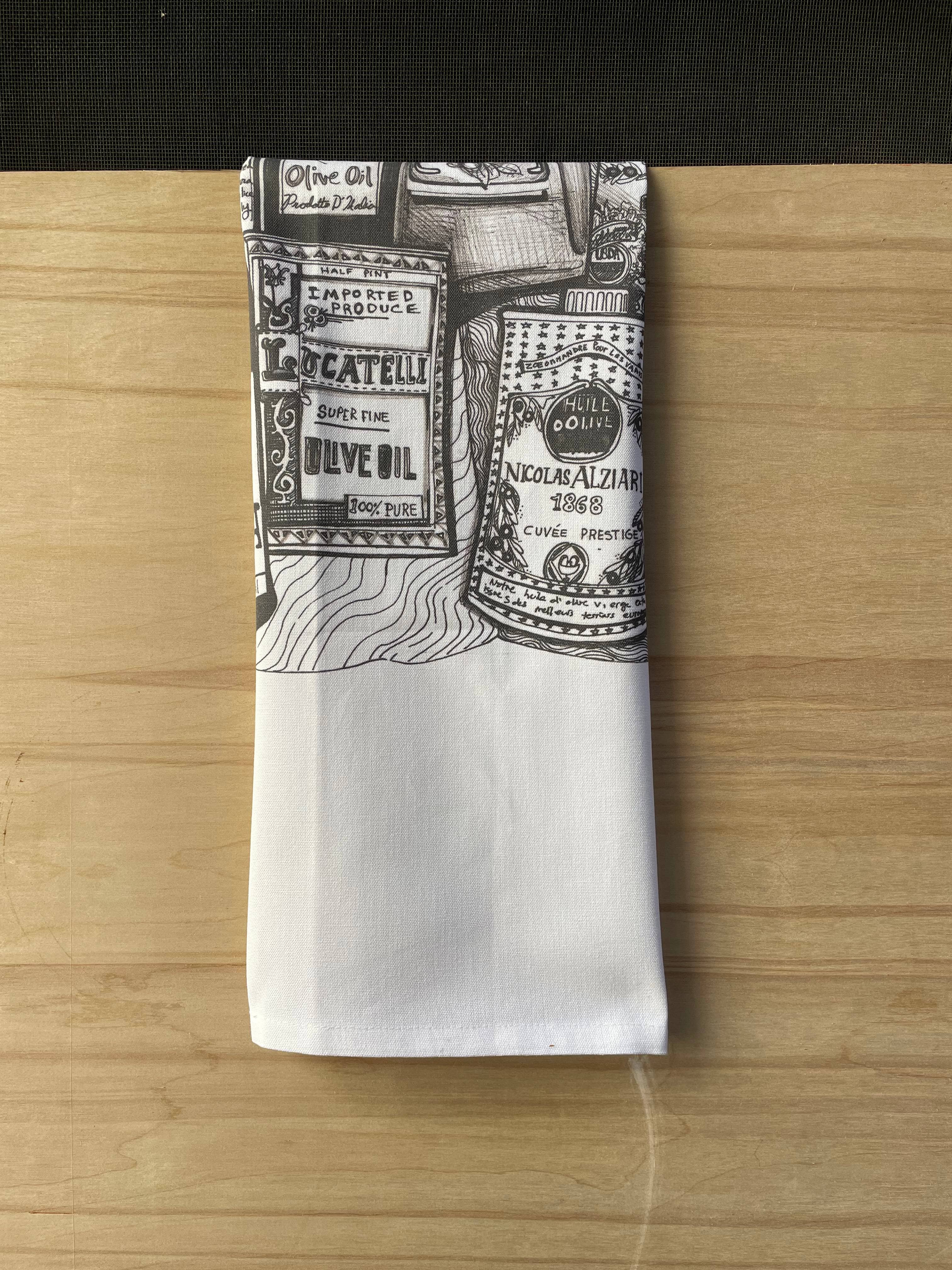 KLoRebel Art Co. - Wholesale Tea Towel - Olive Oil - Tea Towel3