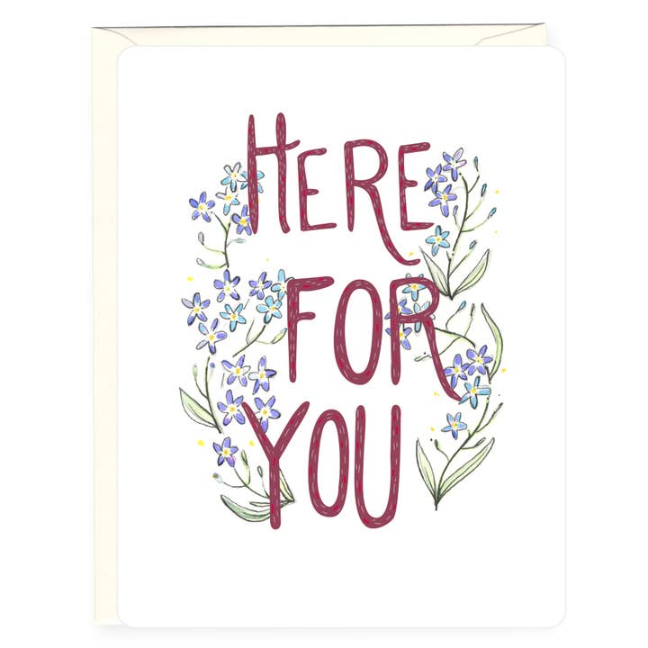Tarjeta de felicitación «Here For You», «Ponte bien pronto» para venta al por mayor de H.macdo Paper Co.