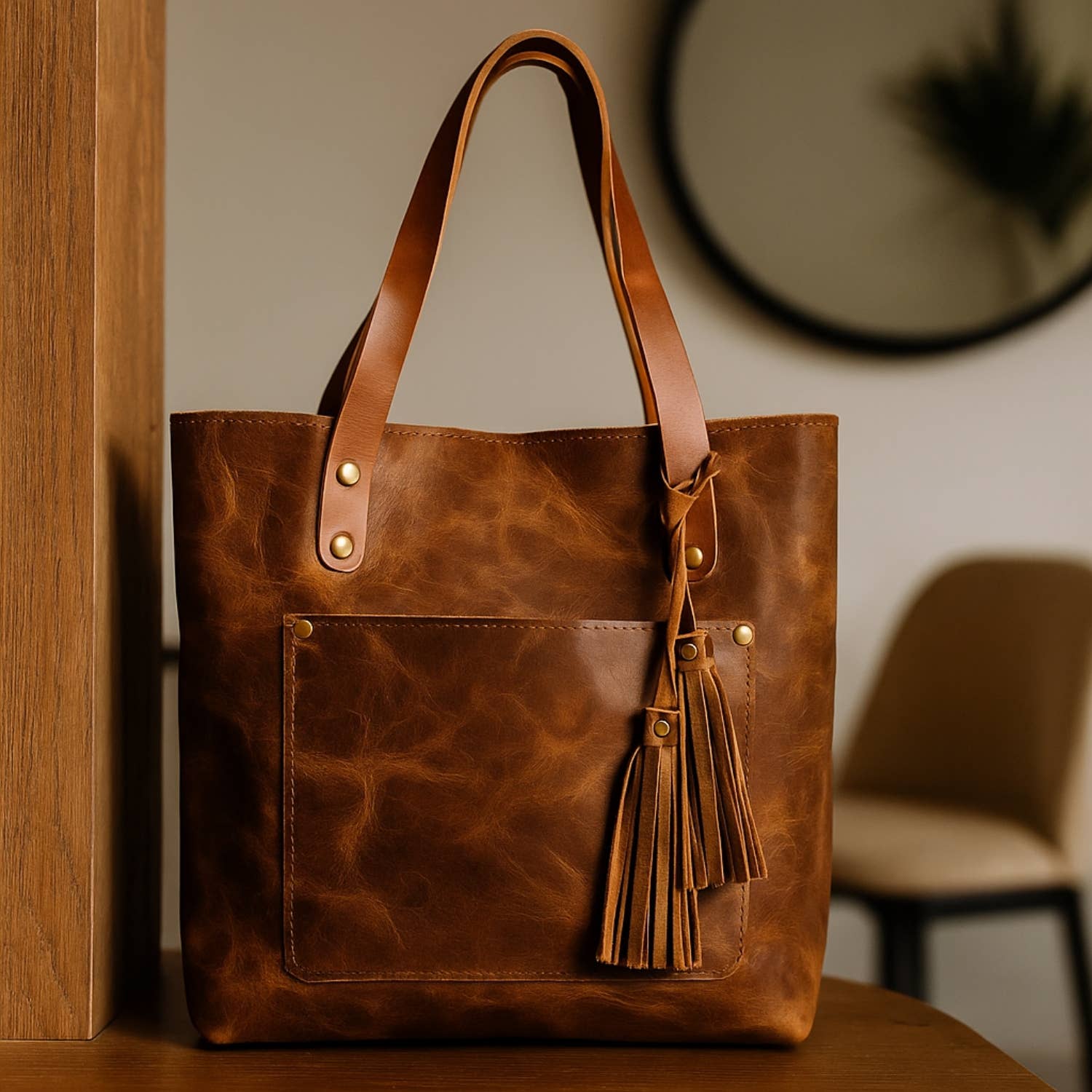 Hides – wholesale Tote bag – Women's – Classic Leather Tote17