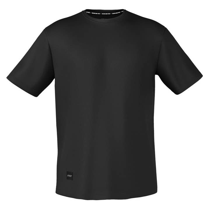 Men's Running Tee- Black for wholesale by Runners Essentials by Without Limits