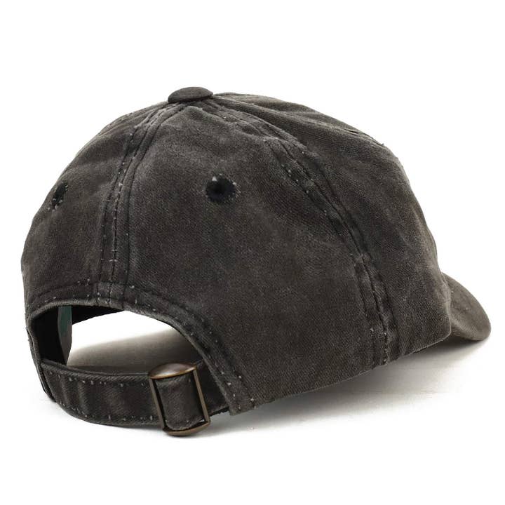 Trendy Apparel Shop - Wholesale Baseball Cap - Kids - Infant Size Unstructured Pigment Dyed Washed Baseball Cap