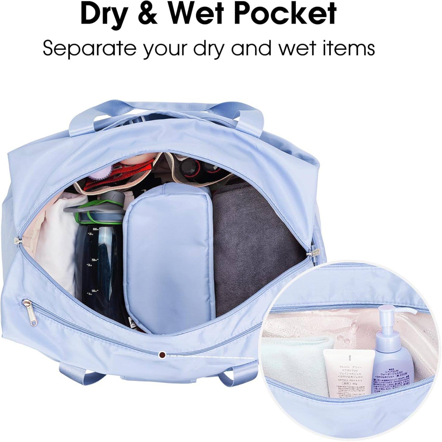 wandf – Großhandel Weekender-Tasche – Damen – Ceneda 20" Sporttasche mit Nassfach und Schuhfach54