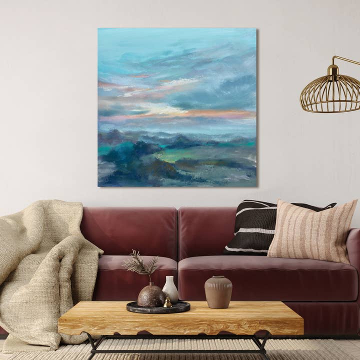 Landscape painting on canvas: Whatmore, Devon Sky II for wholesale by Selected Artworks Italia