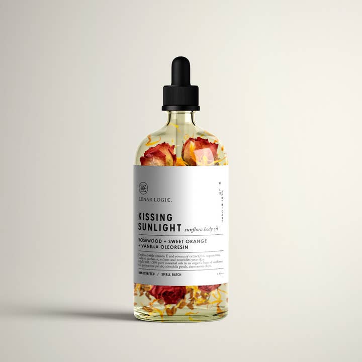 Lunar Logic Wild Apothecary - Wholesale Bath/Body Oil - KISSING SUNLIGHT / Sunflora Body Oil
