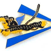 AVG Flying Tiger Pin w/2 clutches for wholesale by Military Patches & Pins