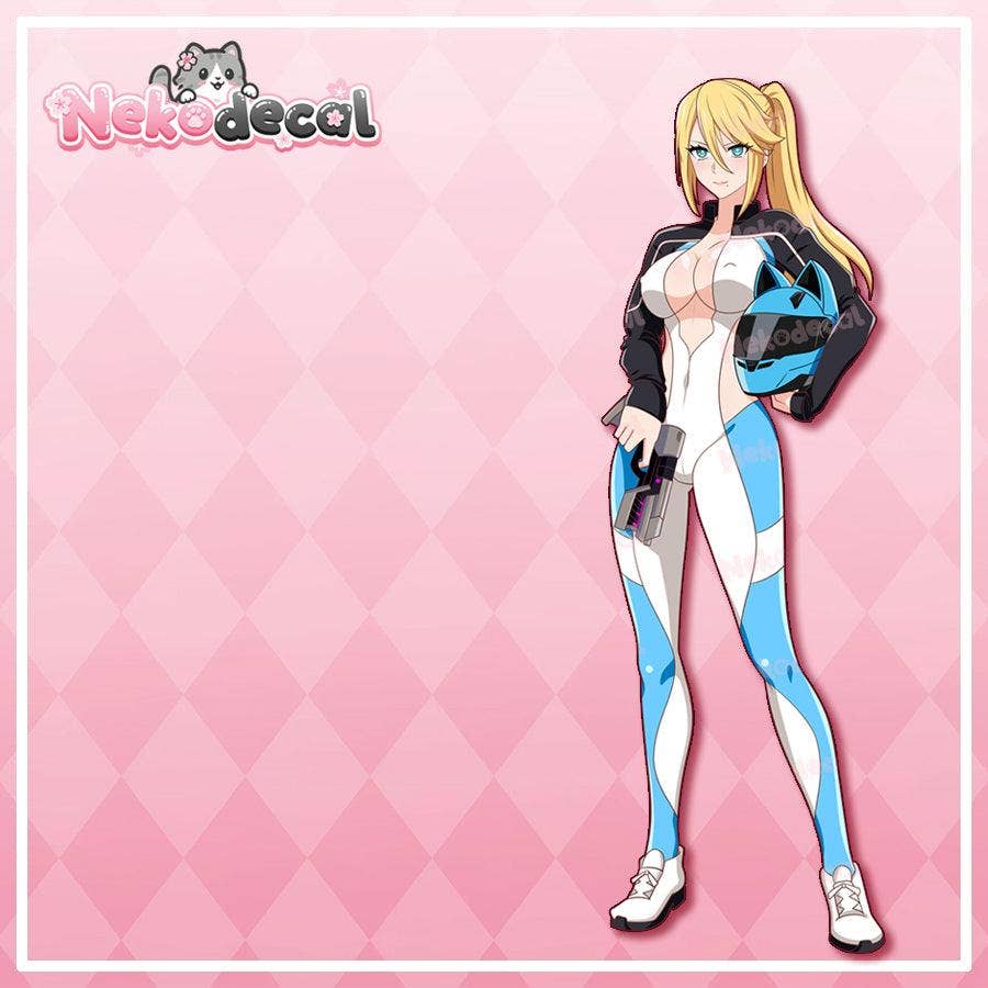 Nekodecal - Wholesale Sticker - Biker Waifu Stickers15