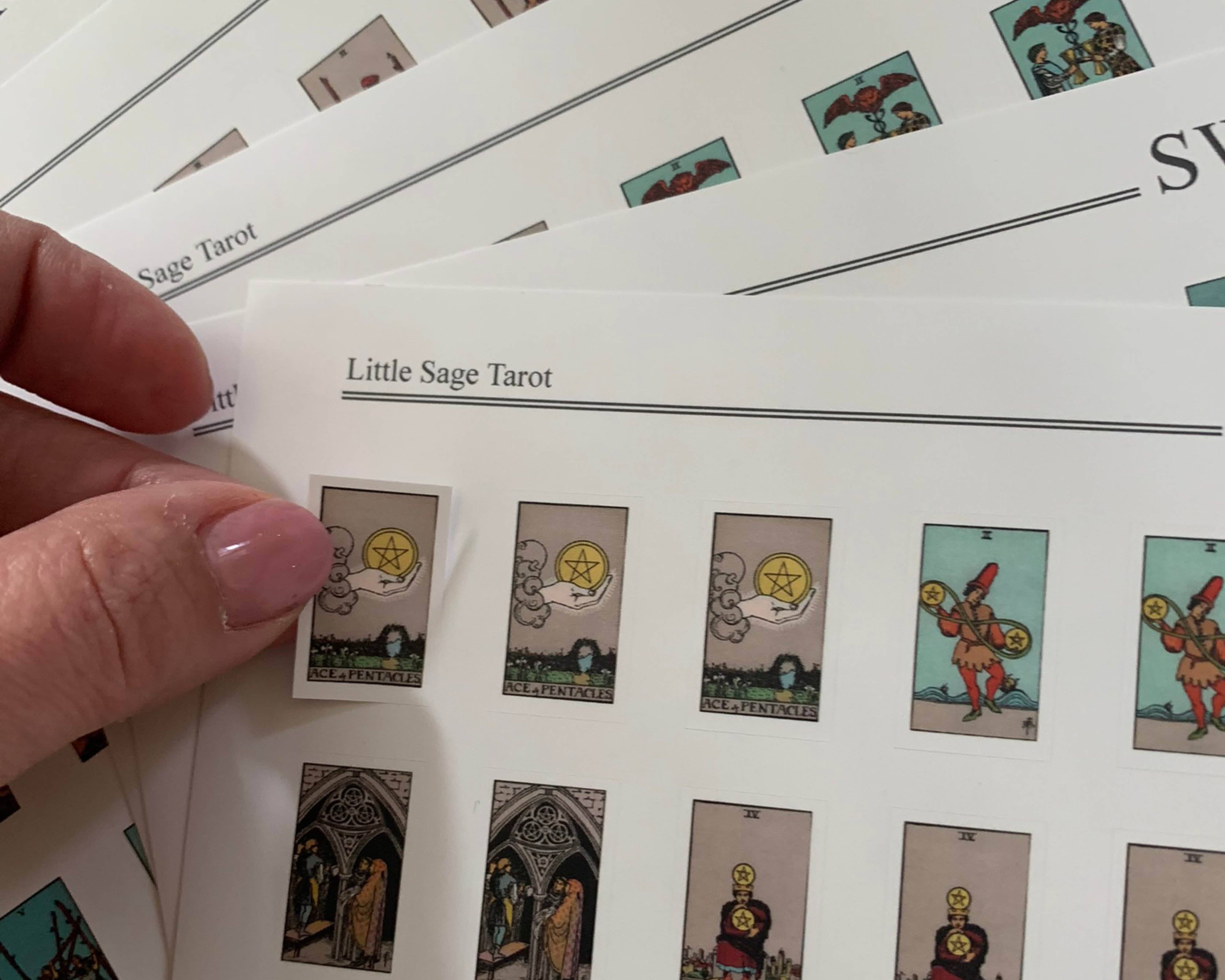 Little Sage Tarot - Wholesale Sticker - Tarot Mini Stickers3