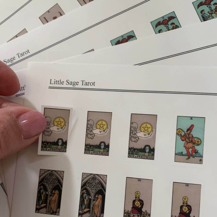 Little Sage Tarot - Wholesale Sticker - Tarot Mini Stickers3