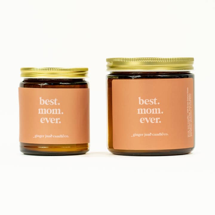 beste moeder ooit • 2 maten, 2 kleuren om uit te kiezen voor wholesale door Ginger June Candle Co.