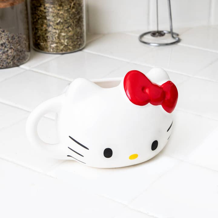 Bioworld Merchandising - Wholesale Coffee Mug - Hello Kitty 16 oz. Sculpted Ceramic Mug1
