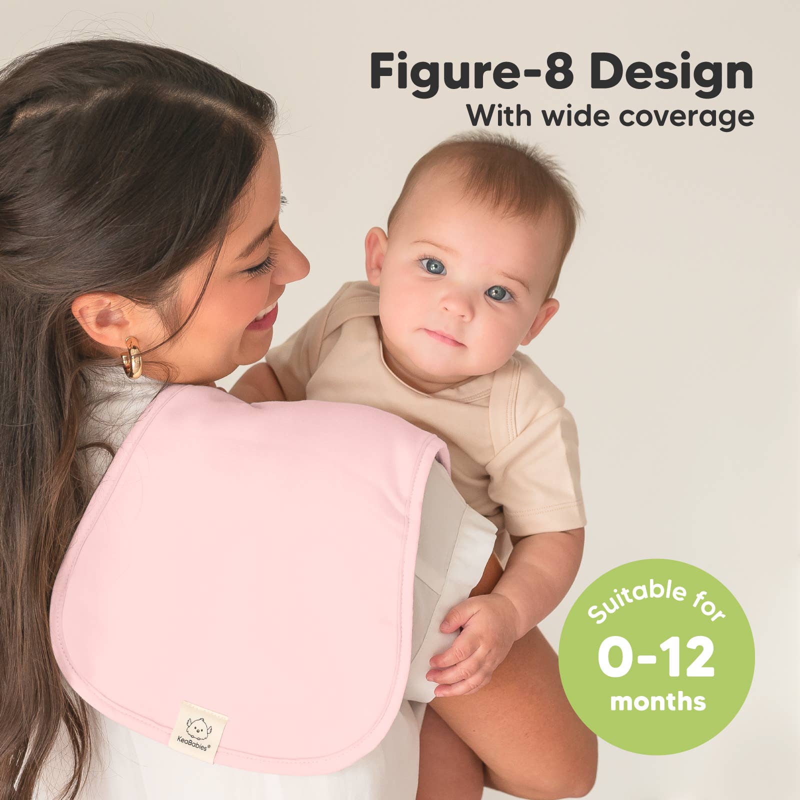 Embrace KeaBabies 5-Pack Urban Burp Cloths for wholesale on Faire2