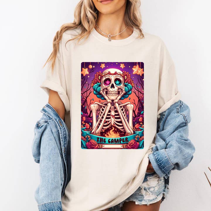 Camisa The Camper Tarot Card por atacado de EnjoyMyDesign