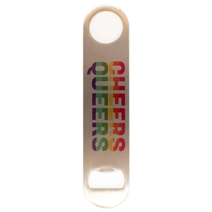 "Cheers Queers" Bottle Opener for wholesale by Lucky Mfg. Co.