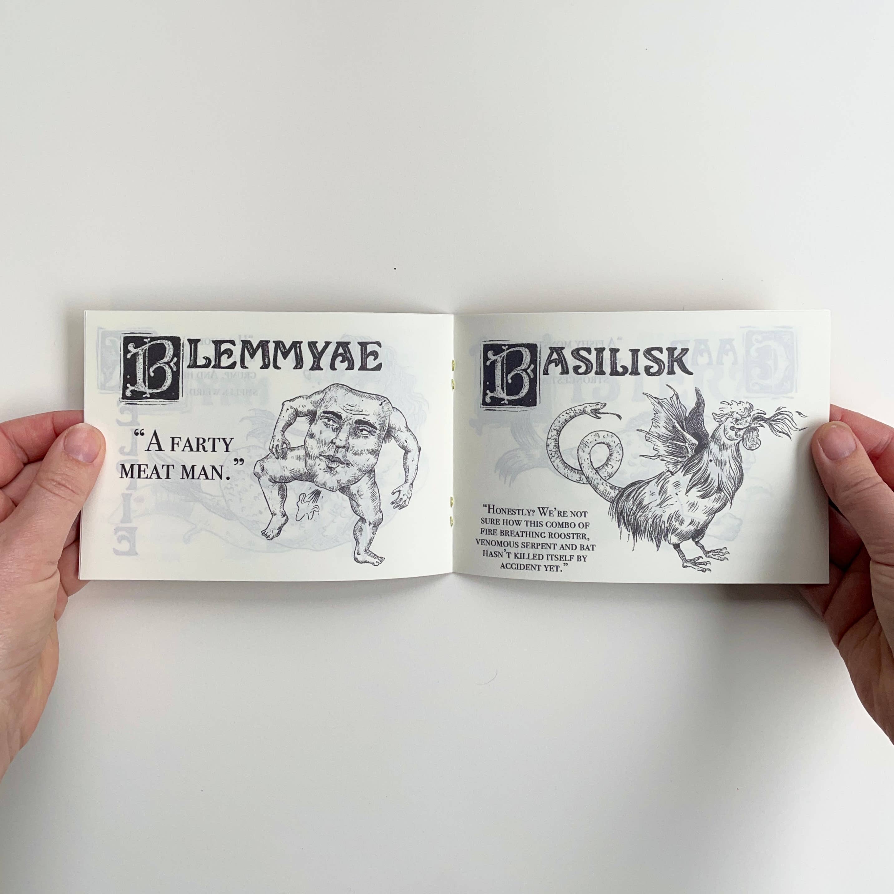 Ashlea Bechaz Illustration - Wholesale Magazine - Zine - Medieval Monsters4