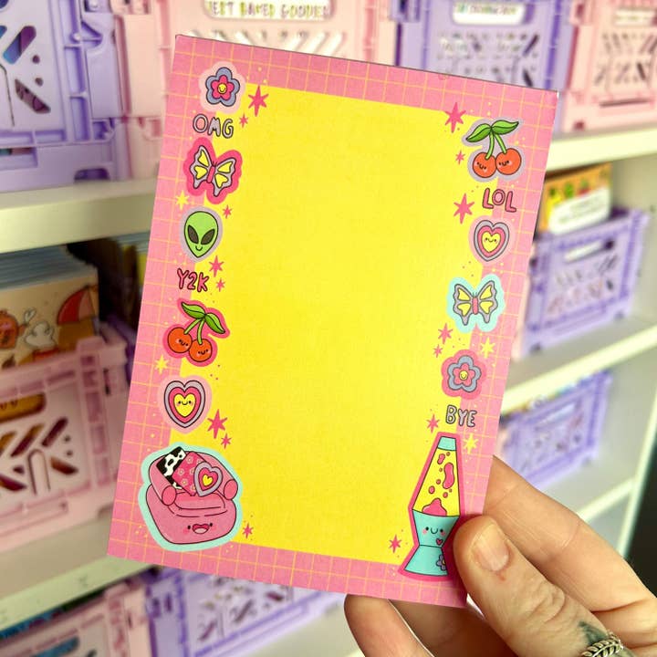 Kellylou – wholesale Notepad – Y2K Nostalgia Notepad