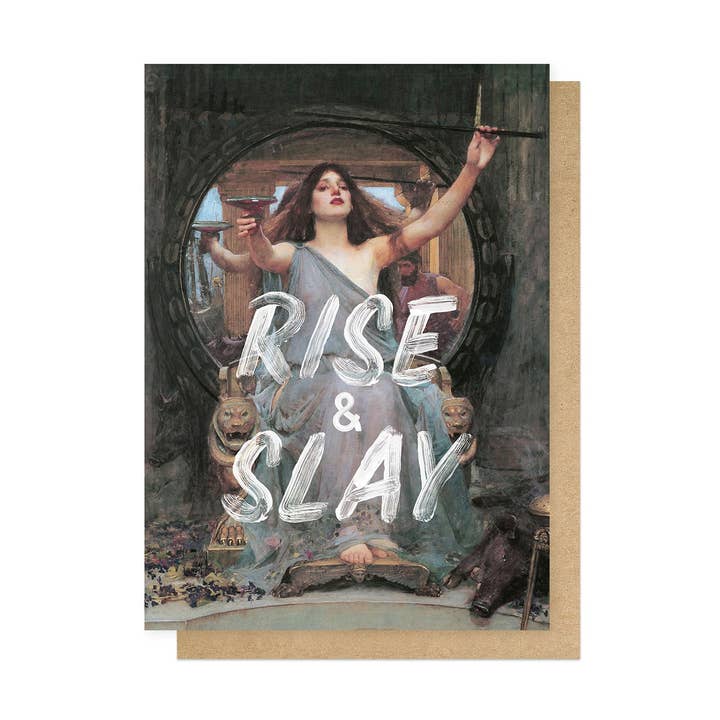 Tarjeta de felicitación Rise And Slay para venta al por mayor de East End Prints - Greetings Cards & Postcards